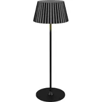 TRIO Lampe d'extérieur noire avec batterie rechargeable intégrée LED 2W SUAREZ