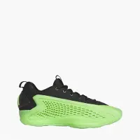 Adidas Chaussures de basketball basses 'Slime' Homme Anthony Edwards 1 Lucid Lime/Aurora Ink/Core Black
