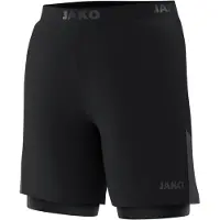 Jako Pantalon de sport gris foncé / noir