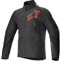 Alpinestars Hyde XT, veste textile Drystar ,Noir/Rouge Clair ,L