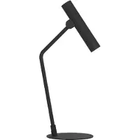 Eglo LED Lampe de table Almudaina, lampe de chevet minimaliste, lampe de table en métal noir, lampe de table pour chambre et salon, blanc chaud