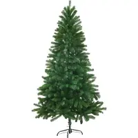 vidaXL Arbre de Noël artificiel aiguilles réalistes 150 cm vert