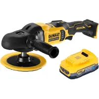 DeWalt DCM 849 N Polisseuse excentrique sans fil 18 V 180 mm Brushless + 1x batterie Powerstack 1,7 Ah - sans chargeur