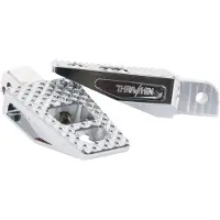 Thrashin Supply Co P-54 Extra Grip Tsc-2020-3-sr Footpegs Argenté