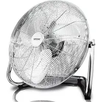 KOENIC Kff 45322 M Ventilateur Argenté - 3 Vitesses
