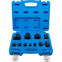 Bgs Jeu d'adaptateurs de force et de rotules 6,3 mm - 25 mm (1") 11 pcs.