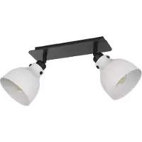 Eglo Lampe de plafond grise Matlock 2x E27 - conception