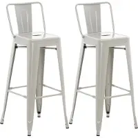 CLP lot de 2 tabourets de bar Mason