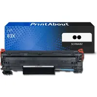 PrintAbout Toner HP 83X (CF283XD) de marque propre 2x noir haute capacité - Multipack