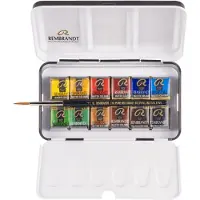 Rembrandt Aquarellfarbe Water colour box 12 Näpfchen, Mehrfarbig (120 ml)