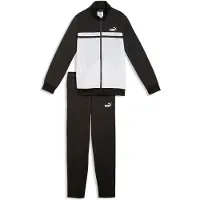 Puma Poly Colorblock Tracksuit Blanc 7-8 Years Garçon