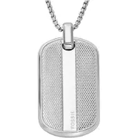 Fossil Chaîne argent