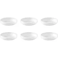 Medard de Noblat MÃdard de Noblat - Yaka White - Salade en pastabord 20 cm - 6 delig (MY00CCB0001AS), Assiettes, Blanc
