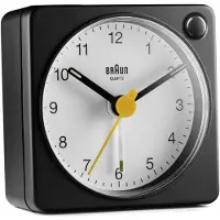 Braun BC 02 XBW Réveil à quartz noir et blanc