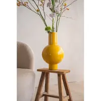 Pip studio Vase Pip Studio Metal Ocre 24 x 40 cm