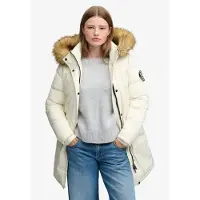 Superdry Parka d’hiver 'Everest' marine / blanc cassé