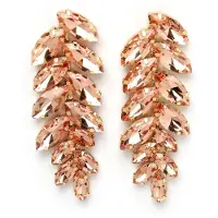 Avant Garde Boucles d'oreilles 'Helenata' pêche