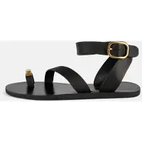 L37 HANDMADE SHOES Séparateur d'orteils 'OCEAN ODYSSEY' noir