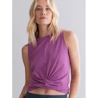 Hey Honey Haut 'Cropped Top' violet