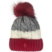 Kumixi Bonnet 'Bommelmütze' rouge