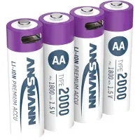 Ansmann Mignon AA 2000 Typ USB-C 4-Pack (1800mAh)