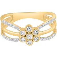 Diamant Exquis Bague or