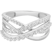 Diamant Exquis Bague argent