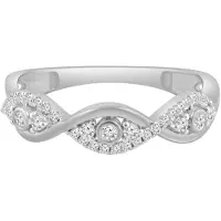 Diamant Exquis Bague argent