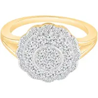 Diamant Exquis Bague or