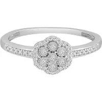 Diamant Exquis Bague argent
