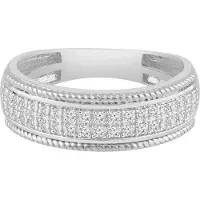 Diamant Exquis Bague argent