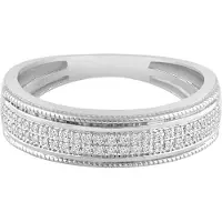 Diamant Exquis Bague argent