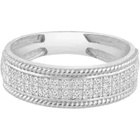 Diamant Exquis Bague 'Ring aus 375 Weißgold mit Diamant' argent