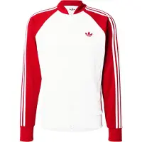 Adidas Originals Veste de survêtement 'SUPERSTAR' rouge / blanc