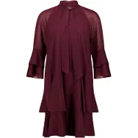 Vera Mont Robe lie de vin