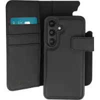 IMoshion Étui portefeuille luxe 2-en-1 amovible pour Samsung Galaxy S25 - Noir