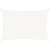 vidaXL Voile d'ombrage 160 g/m² blanc 3x5 m HDPE
