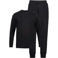 JP 1880 Bauchfit Pyjama noir,