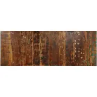 vidaXL Tête de lit multicolore 140 cm bois massif ancien