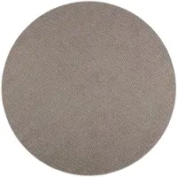 vidaXL Tapis rond LUGO Crème et taupe Ø 200 CM Polyester