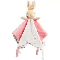 Rainbow Lapin Flopsy en peluche arc-en-ciel rose