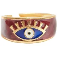 Les Reines Bague 'Eye of Grand Bazaar' or