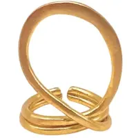 Les Reines Bague 'The Linéa' or