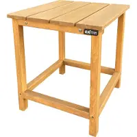 Axi Tess Table D'Appoint En Bois - Brun | Petite, Bassse, Pour Jardin, Balcon, Terrasse | Tconsole Pour L'Extérieur - 40,5 X 40,5 X 46 Cm