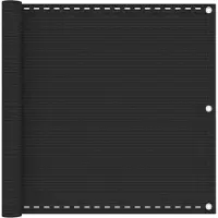 vidaXL Brise-vue balcon anthracite 90x500 cm HDPE