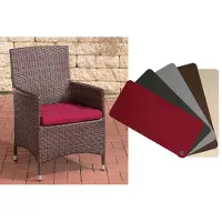 CLP Housse de coussin pour chaise Julia / Fontana,rouge rubis