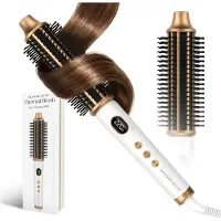 Sansbeauté Wet-2-Dry Hairdryer Brush - Multistyler - Airstyler - Brosse à cheveux - Brosse à boucler - Brosse à cheveux - Brosse coiffante - Brosse chauffante - Volume et boucles - Câble rotatif