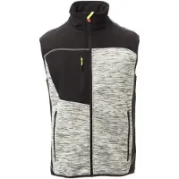 Payper Hommes, Gilet, Tour Gilet, Noir, Jaune, Gris, (XXL)