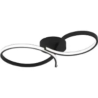 Eglo Lumière LED moderne de plafond Serpins 60 cm - noir