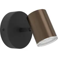 Eglo Projecteurs de salle de bain Consuma 1 GU10 - noir avec bronze